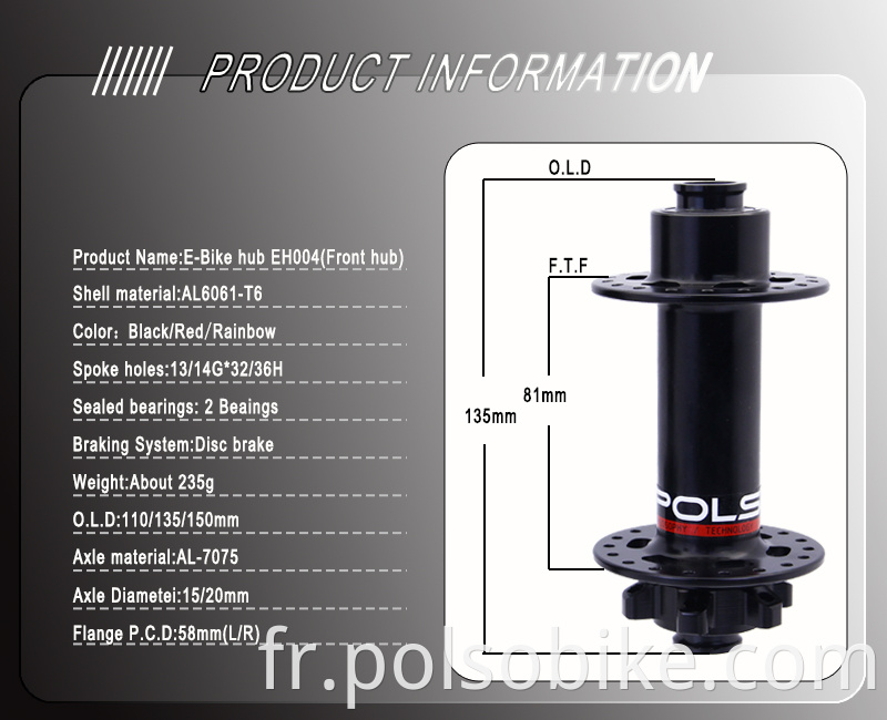  front hub axle 20mm